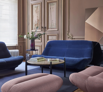 CESTINO - Round steel and wood coffee table with storage space by Ligne Roset - view 3